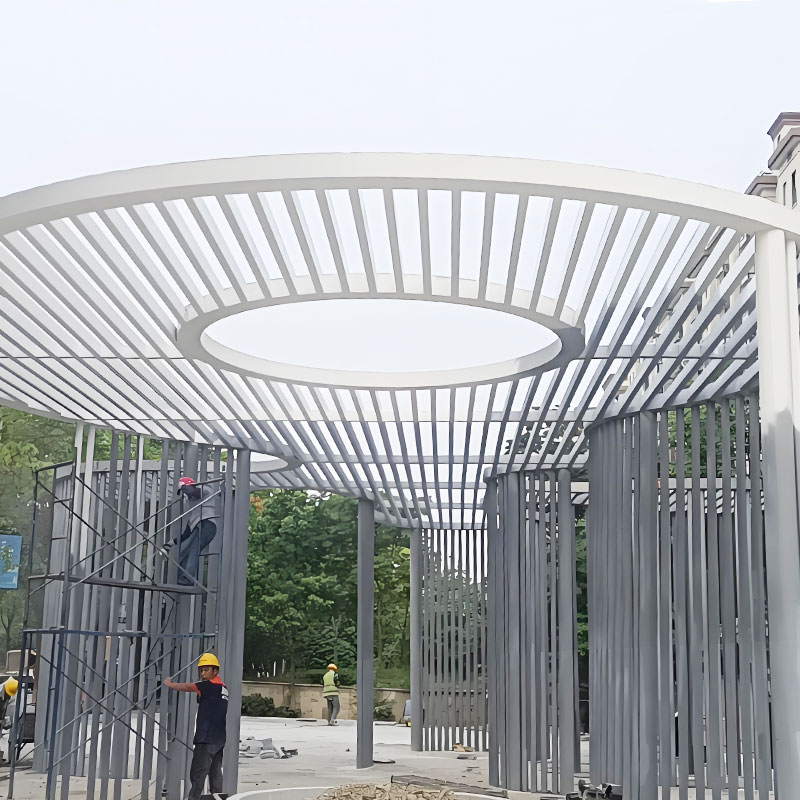 Pergola i galvaniserat stål