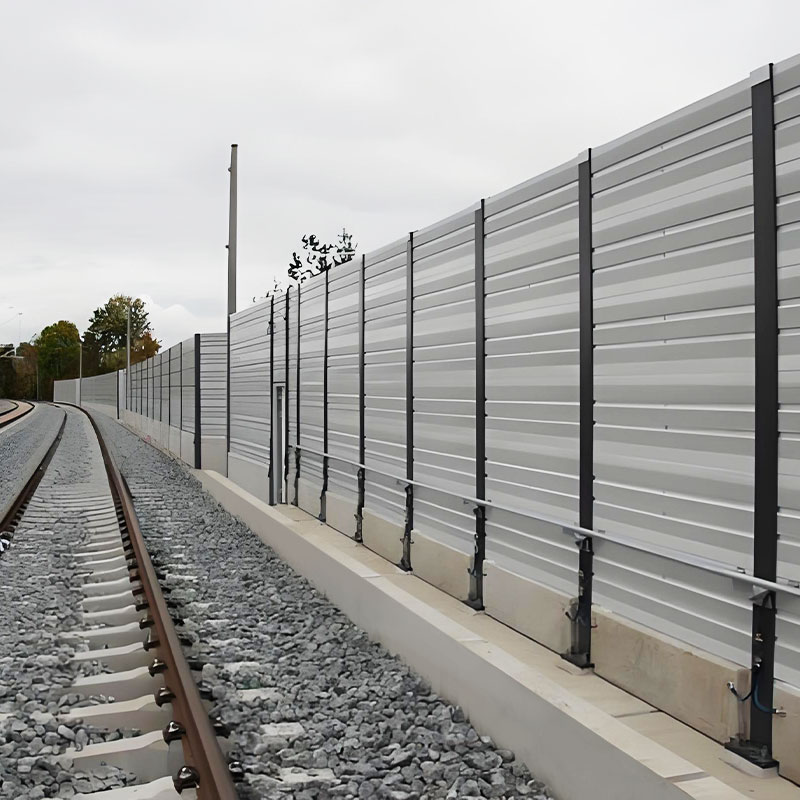 Järnvägs ljudbarriär